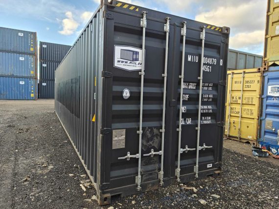 Contenedor marítimo usado 40 HC MIIU0048790 gris - immagine 4