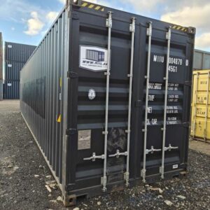 Contenedor marítimo usado 40 HC MIIU0048790 gris