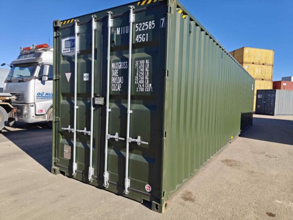 Contenedor de envío verde oscuro MIIU5225857 de 40 HC usado - immagine 3